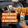 imageArmor All Interior Car Cleaning Wipes Kit Disinfects Protects and Cleans Car Interiors Includes Leather Care Wipes Glass Wipes Disinfectant Wipes and Protectant Wipes 4 CountCar Cleaning Kit