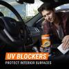 imageArmor All Interior Car Cleaning Wipes Kit Disinfects Protects and Cleans Car Interiors Includes Leather Care Wipes Glass Wipes Disinfectant Wipes and Protectant Wipes 4 CountInterior Care Wipes