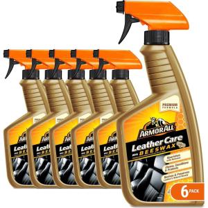 imageArmor All Car Leather Care Spray Bottle Cleaner for Cars Truck Motorcycle Beeswax 4 Oz Pack of 6 189346PK16 Fl Oz Pack of 6