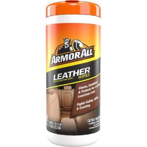 imageArmor All Interior Cleaner Car Leather Wipes by  For Cleaning Cars Trucks and Motorcycles 20 Count20 Count Pack of 1