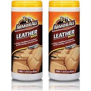 imageArmor All Interior Cleaner Car Leather Wipes by  For Cleaning Cars Trucks and Motorcycles 20 Count20 Count Pack of 2