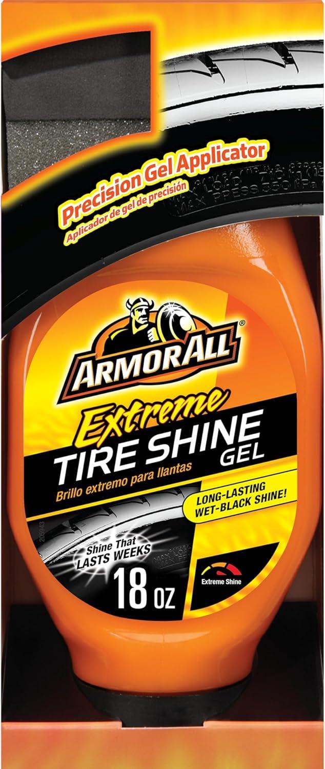 imageArmor All Extreme Tire Shine Gel by Armor All Tire Shine for Restoring Color and Tire Protection 18 Fl Oz18 Fl Oz Pack of 2