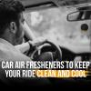 imageAxe 3D Hanging Disc Car Air Freshener Air Purifier Odor Eliminator Provides A Long Lasting Scent Dark Temptation 1 PackDark Temptation