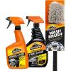 imageArmor All Wheel and Tire Cleaner and Tire Shine Kit Heavy Duty Car Wheel Cleaner Extreme Tire Shine Spray and Wash Brush  3 CountWheel Cleaner  Tire Shine Kit
