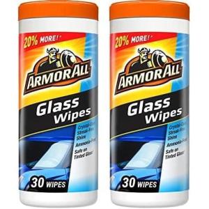 imageArmor All Car Glass Wipes Auto Glass Cleaner for Film and Grime 30 Count30 Count Pack of 2