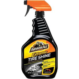 imageArmor All Wheel and Tire Cleaner and Tire Shine Kit Heavy Duty Car Wheel Cleaner Extreme Tire Shine Spray and Wash Brush  3 Count6Pack Tire Shine