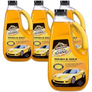 imageUltra Shine Car Wash and Wax by Armor All Car Wax and Cleaner for Cars Trucks and Motorcycles 16 Fl Oz64 Oz 4 Pack