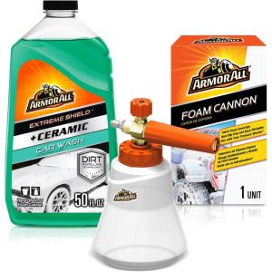 imageArmor All Car Wash Kit Foam Cannon Extreme Shield Ceramic Soap and Sprayer for Pressure Washer  50 OZ