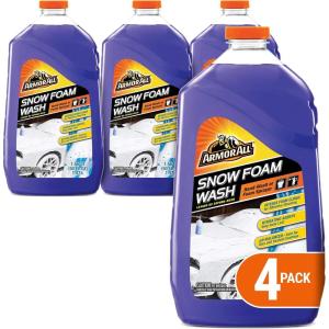 imageArmor All Car Wash Snow Foam Formula Cleaning Concentrate Soap for Cars Truck and Motorcycles 50 Fl Oz Pack of 4