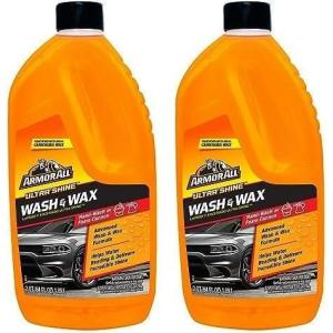 imageArmor All Ultra Shine Car Wash and Car Wax by Armor All Cleaning Fluid for Cars Trucks Motorcycles 64 Fl Oz Each64 Fl Oz Pack of 2