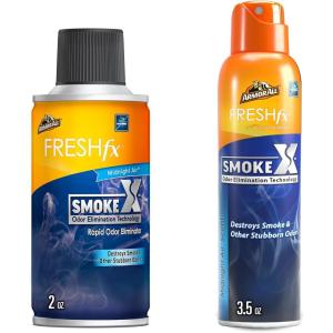 imageArmor All Fresh FX Smoke X Car Odor Eliminator Spray Midnight Air Scent 35 Oz  Air Freshener and Purifier 2 oz