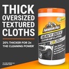 image:imageArmor All Heavy Duty CleanUp Cloths Extra Large Car Wipes Great for Interior and Exterior Car Cleaning 40 Count